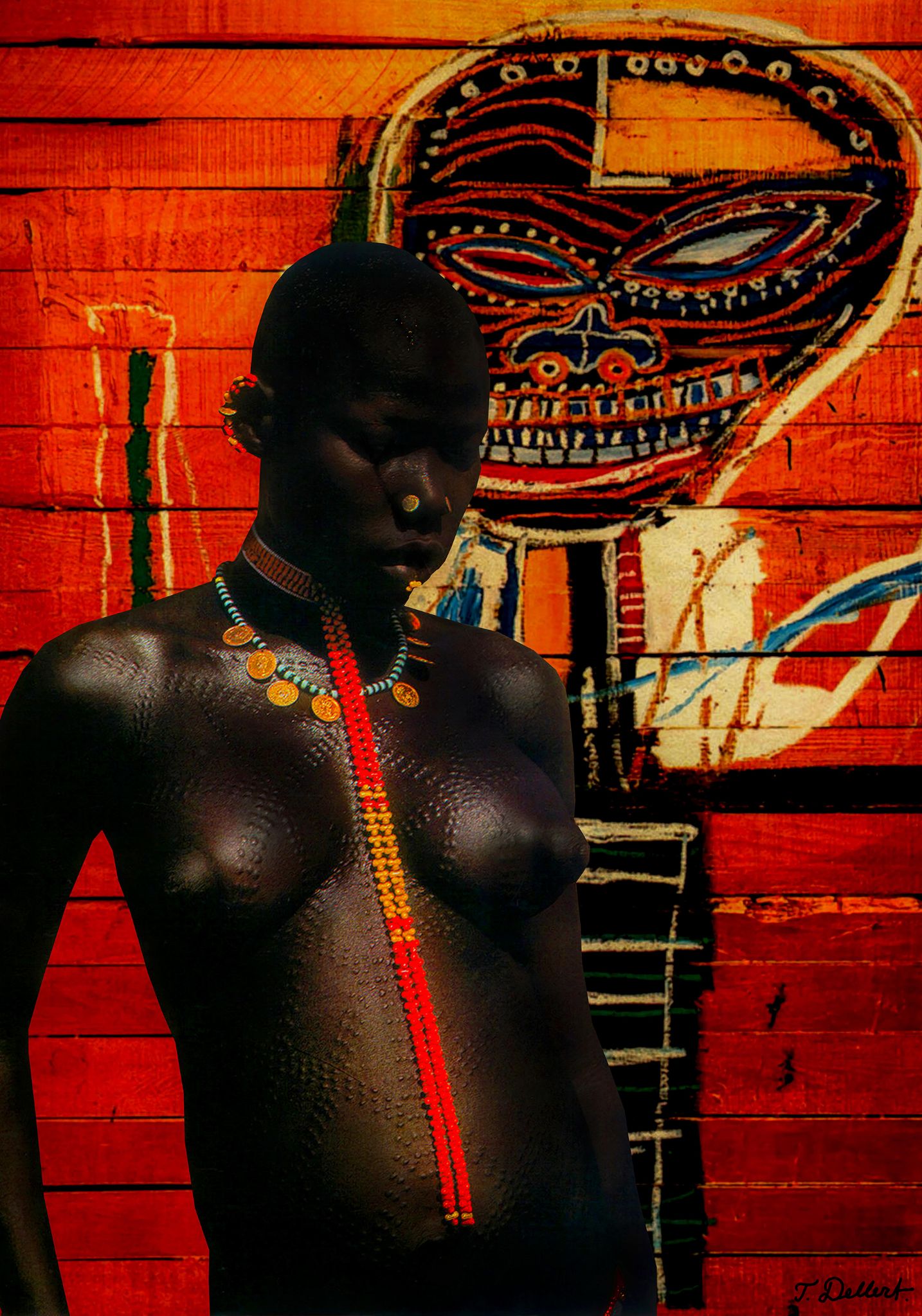 small African Girl  and Basquiat  8